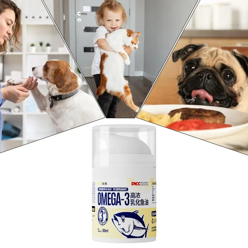 Suplemento alimentar Ômega-3 para Pelagem e Coceira de cães - ÔmegaPet Nutrition