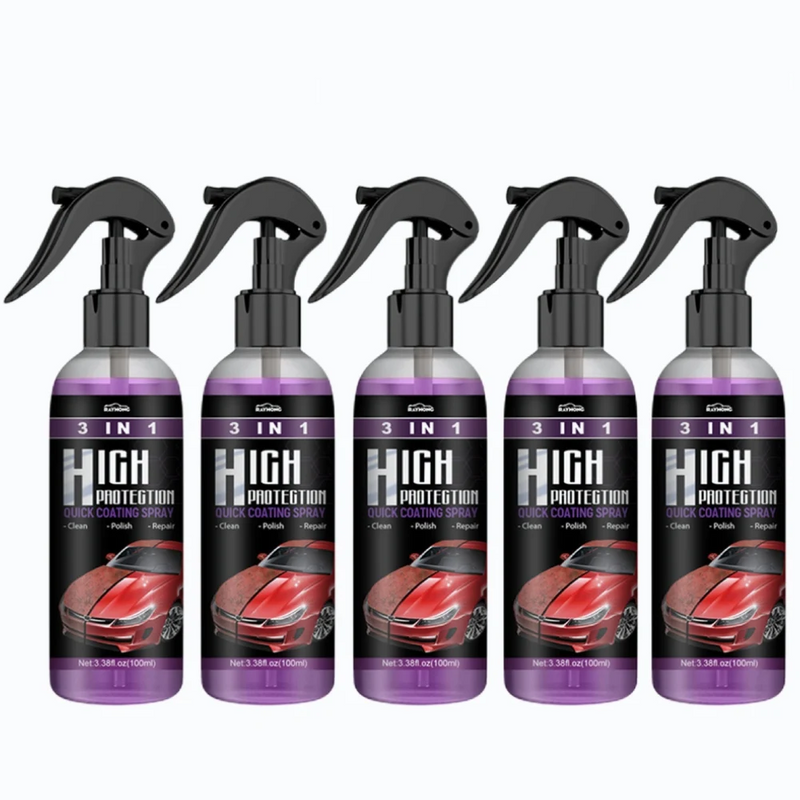 Spray de revestimento rápido para carros de alta proteção 3 em 1